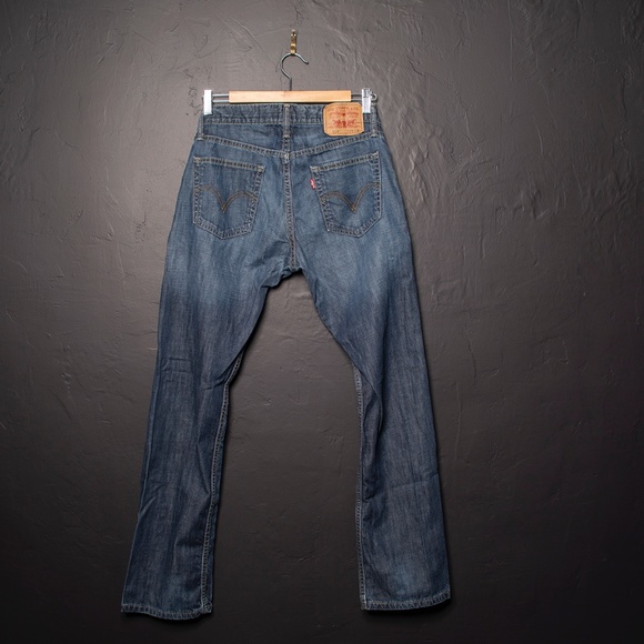 Levi's 514 Slim Straight Medium Wash Jeans W 29 - Picture 1 of 7